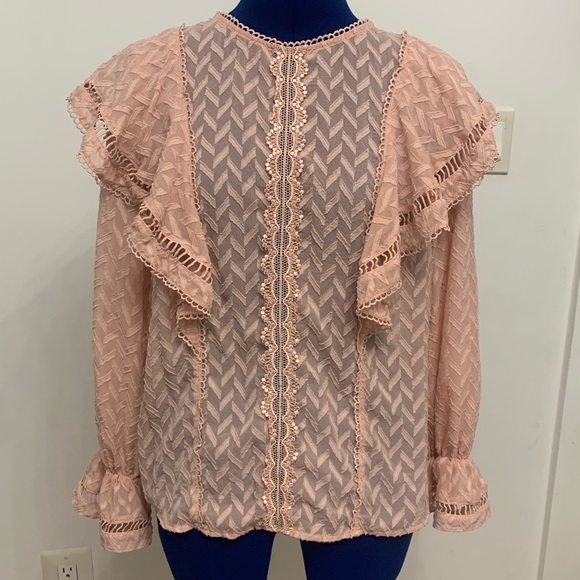 Pink Ruffle Top - Picture 2 of 4